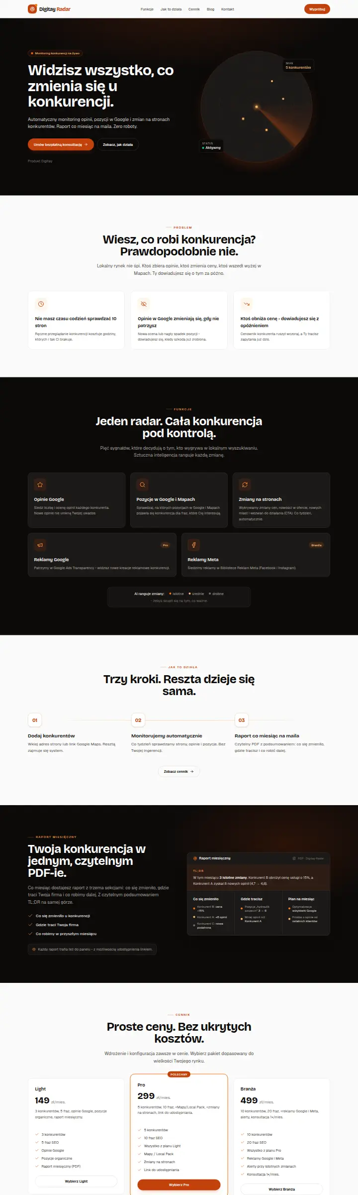Strona internetowa Monvex