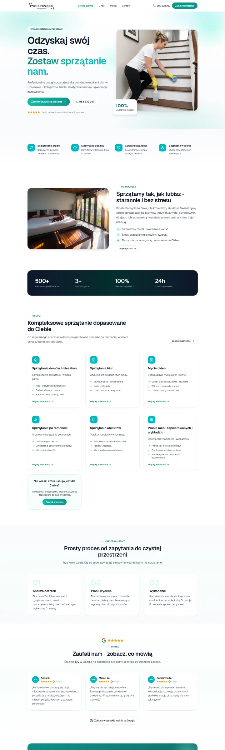 Strona internetowa Proste Porządki